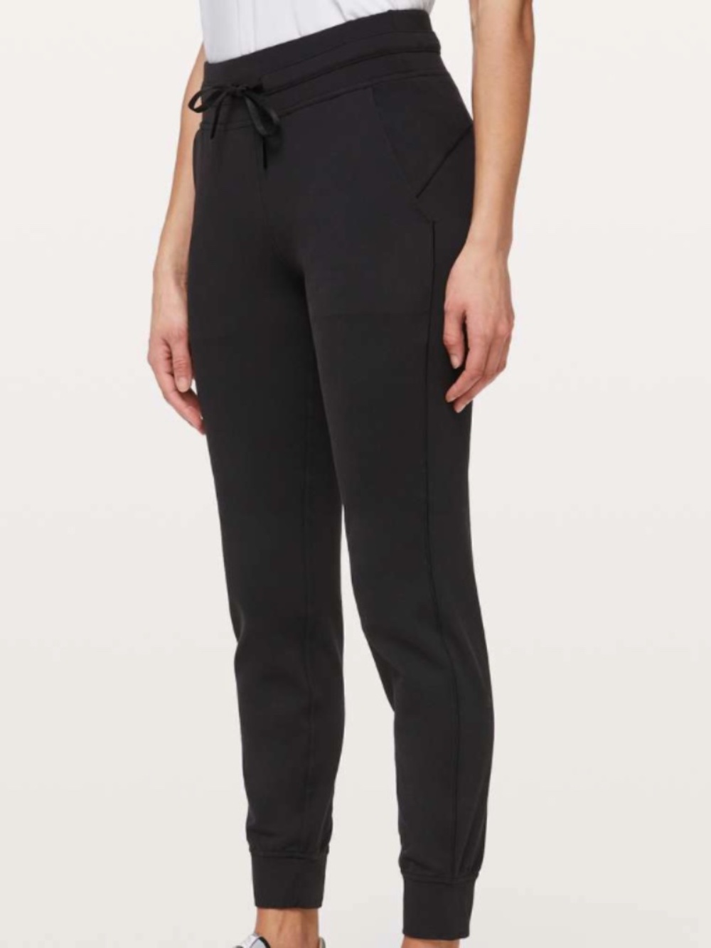 Lululemon Ready To Rulu Hi-Rise Pant, 29" Inseam, Black Jogger, Sz 8